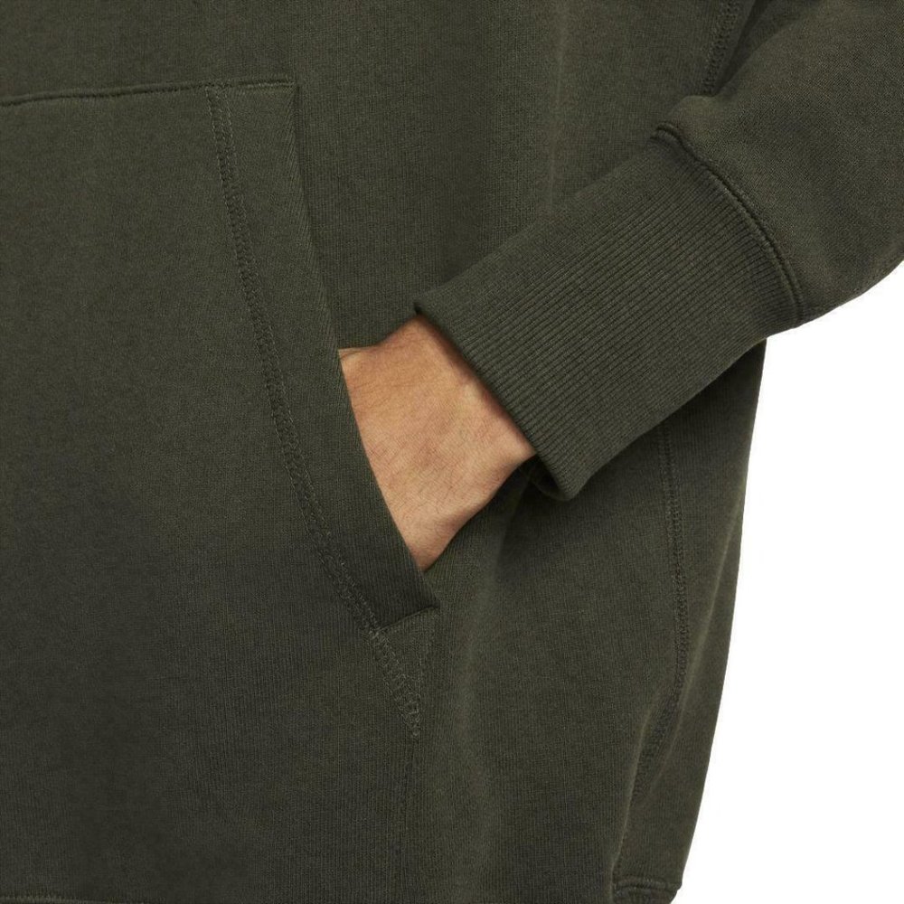 Nike Sportswear Classic Fleece Pullover Hoodie Size S Sequoia Men DA0023… - Picture 4 of 6